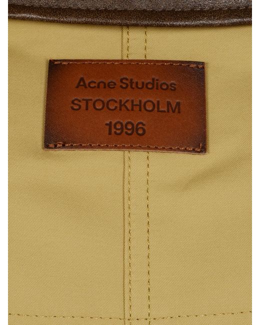 Acne Blue Organic Cotton Shirt Jacket for men