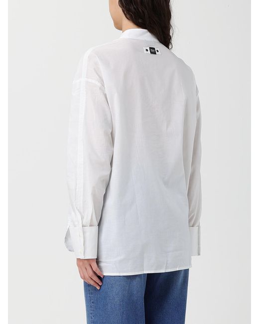 Blauer White Poplin Shirt