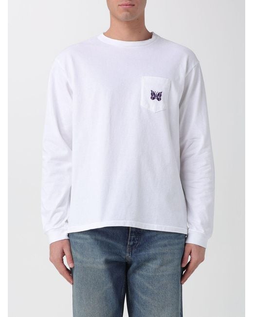 Needles White T-Shirt for men