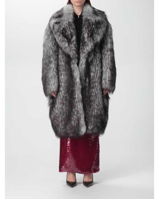 Tom Ford Gray Fur Coats