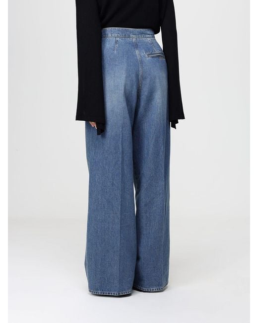 Alberta Ferretti Blue Trousers
