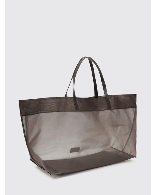 Staud Gray Christos Large Mesh Nylon Bag
