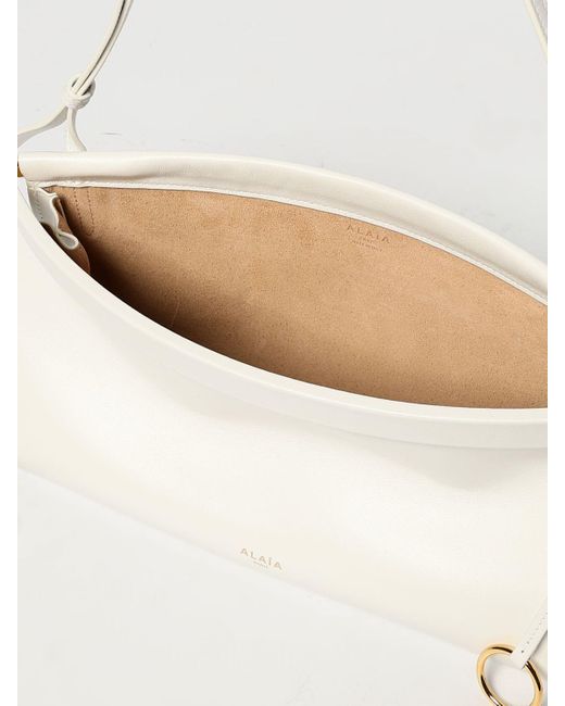Alaïa Natural Schultertasche Damen