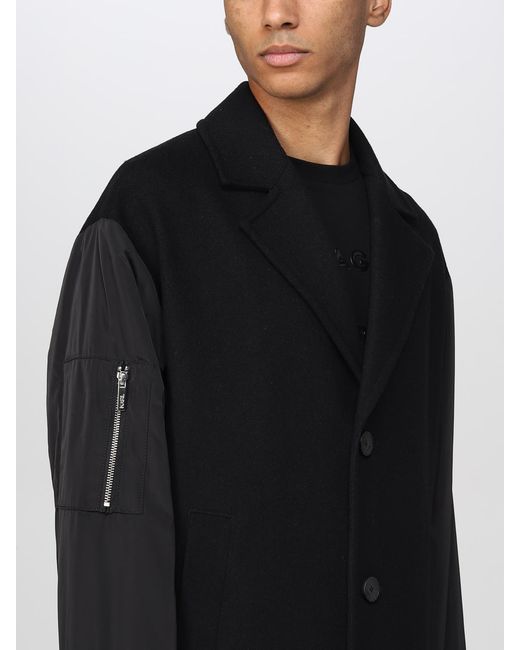 Karl Lagerfeld Black Coat for men
