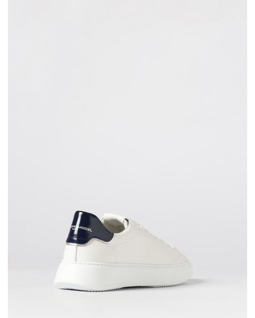 Philippe Model White Temple Leather Sneakers for men