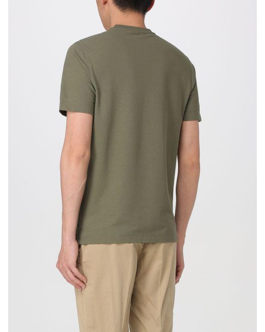 Zanone Green T-shirt for men