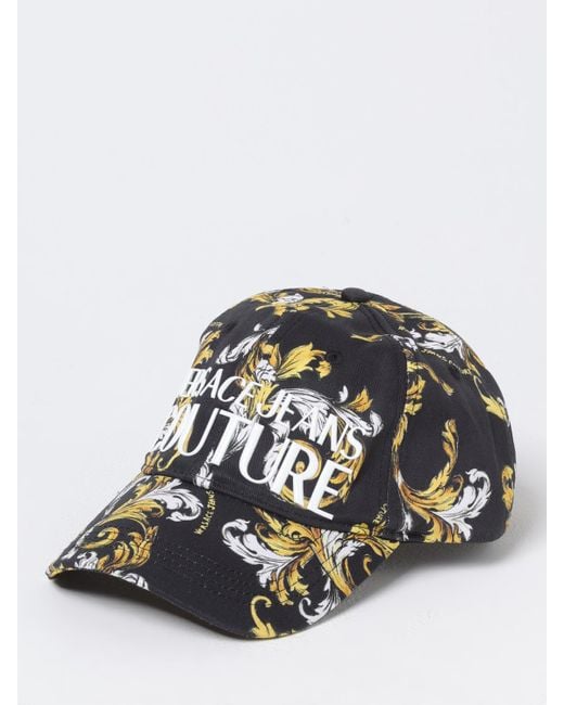 Versace Jeans Couture Black Hat for men