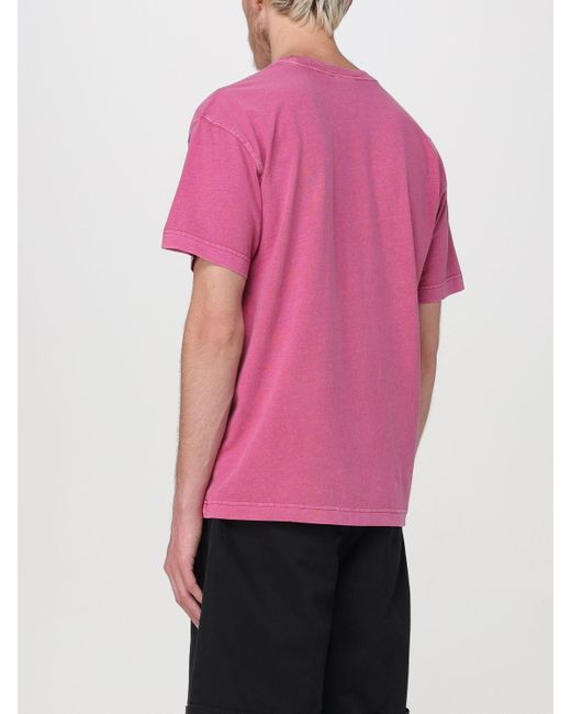 T-shirt basic di Carhartt in Pink da Uomo