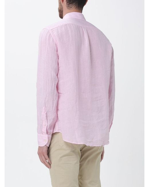 Camicia Basic di B.D. Baggies in Pink da Uomo