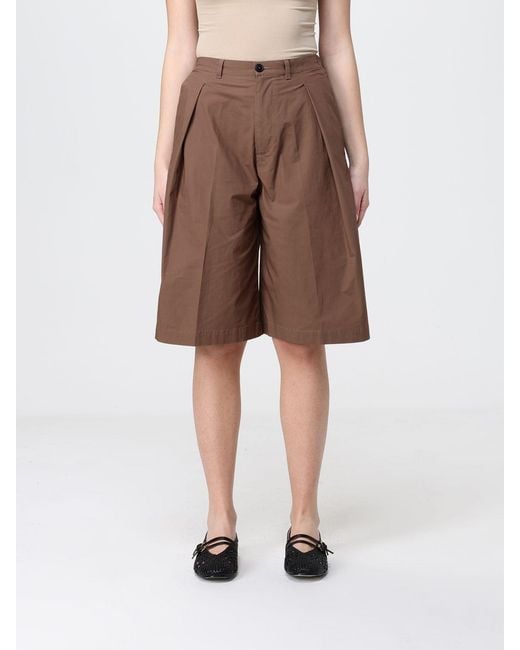 Barena Natural Stretch Cotton Shorts