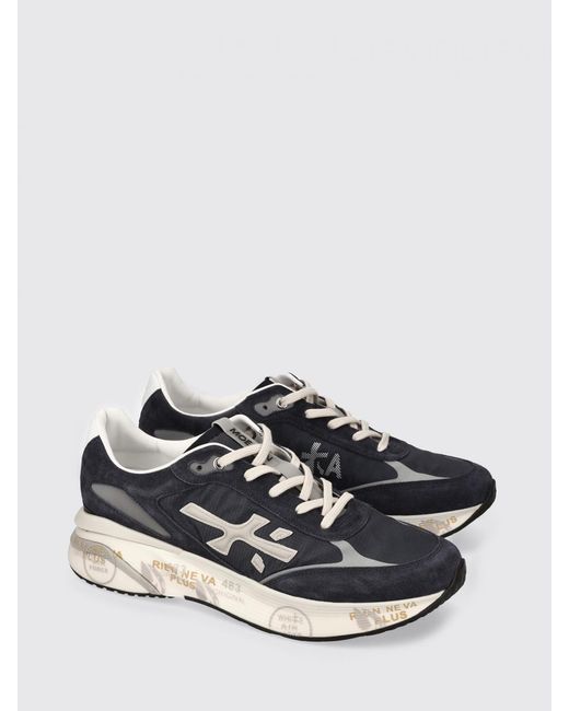 Premiata Blue Moerun Sneakers for men