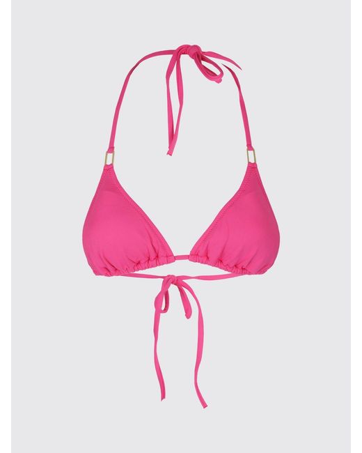Melissa Odabash Pink Cancun Stretch Polyamide Bikini Top