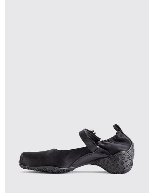 Simone Rocha White Turbo Ballet Runner Mary Jane Flats