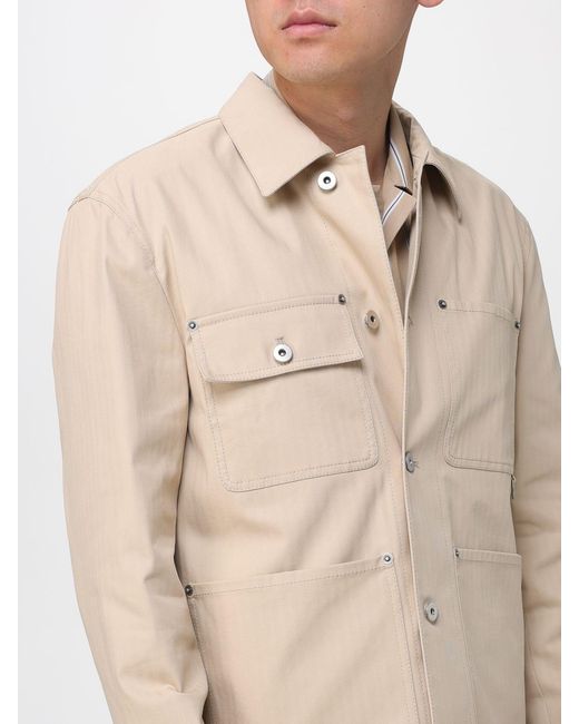 Paolo Pecora Natural Cotton Overshirt for men