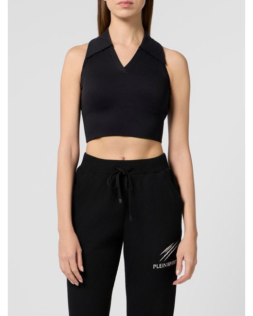 Philipp Plein Black Polo Shirt
