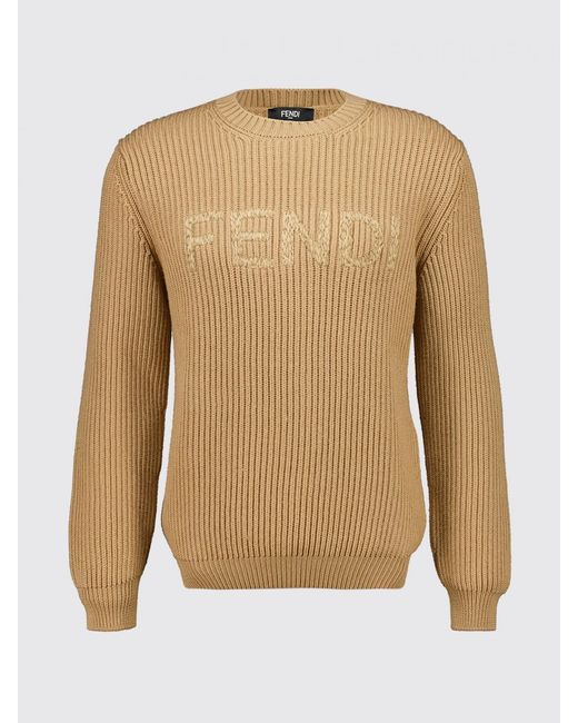 Pullover Girocollo di Fendi in Blue da Uomo