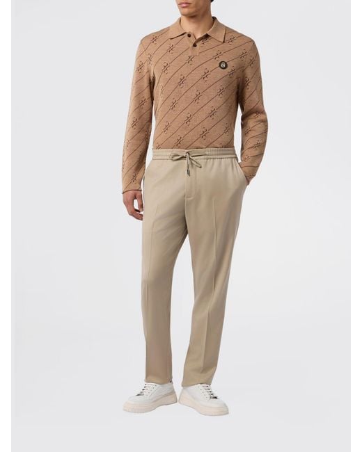 Billionaire Natural Wool Jogging Trousers for men