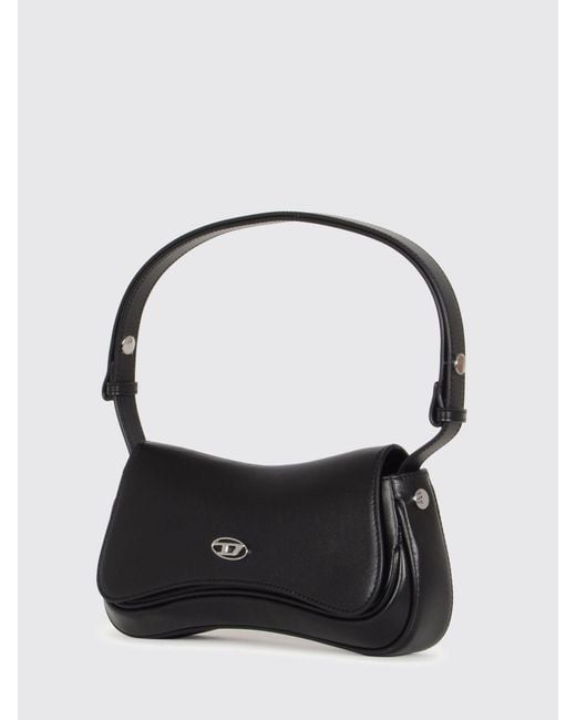 DIESEL Black Play Leather Bag