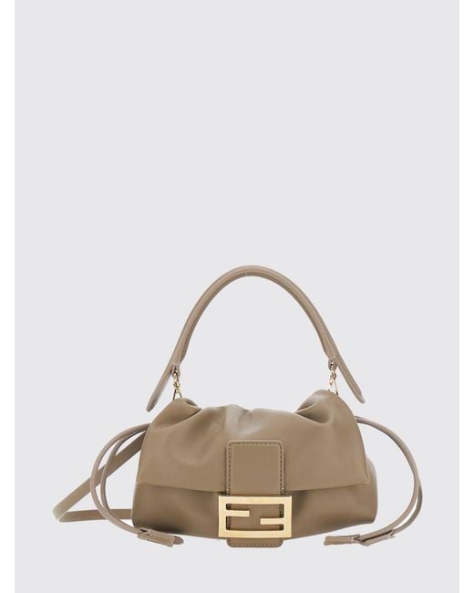 Fendi Natural Shoulder Bag