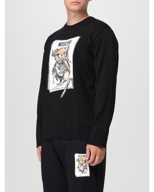 Pull Homme Moschino Couture pour homme en coloris Black