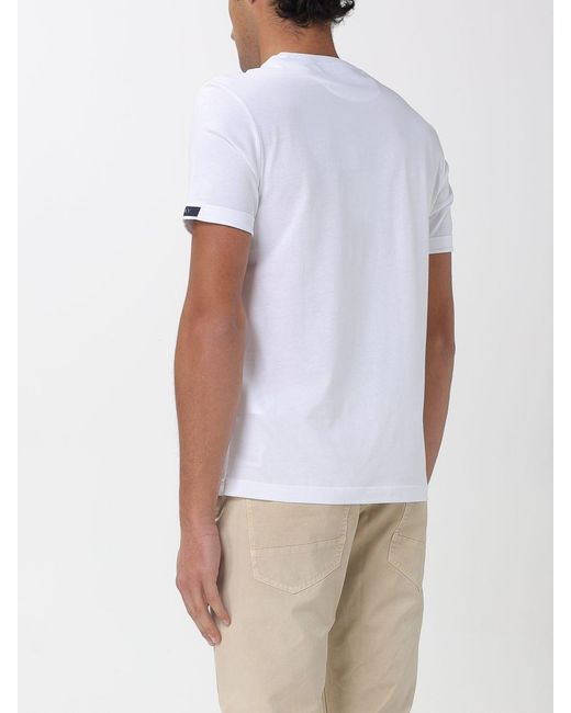 Fay White Basic Cotton T-Shirt for men