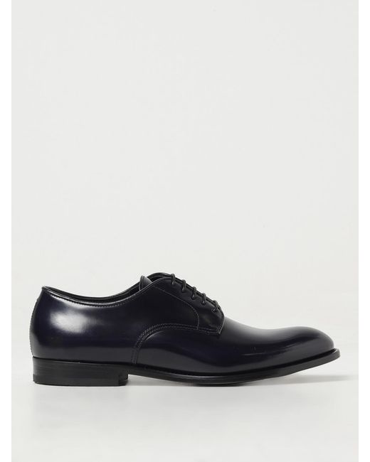 Doucal's Blue Brogue Shoes for men