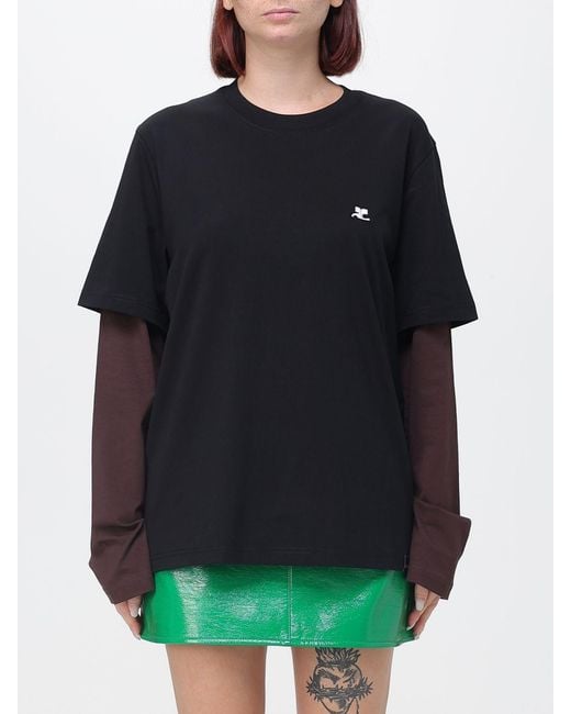 Courreges Blue CourrÈ Ges Long-Sleeved T-Shirt