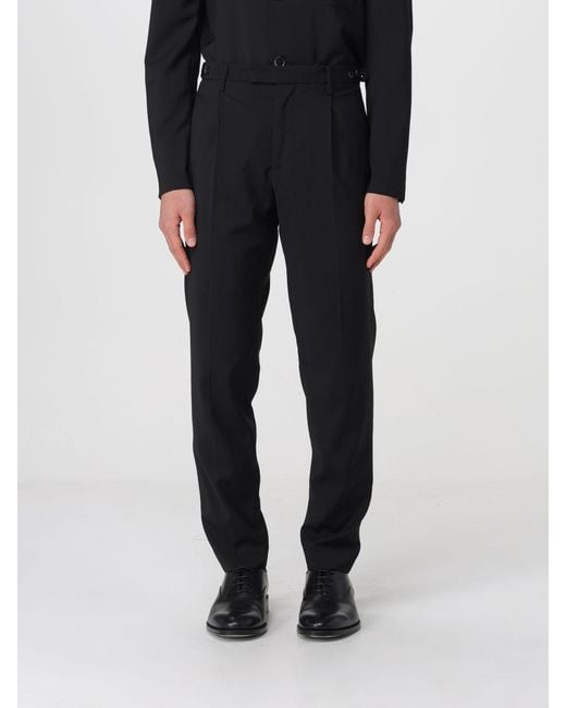 Barena Black Virgin Wool Tailored Trousers for men