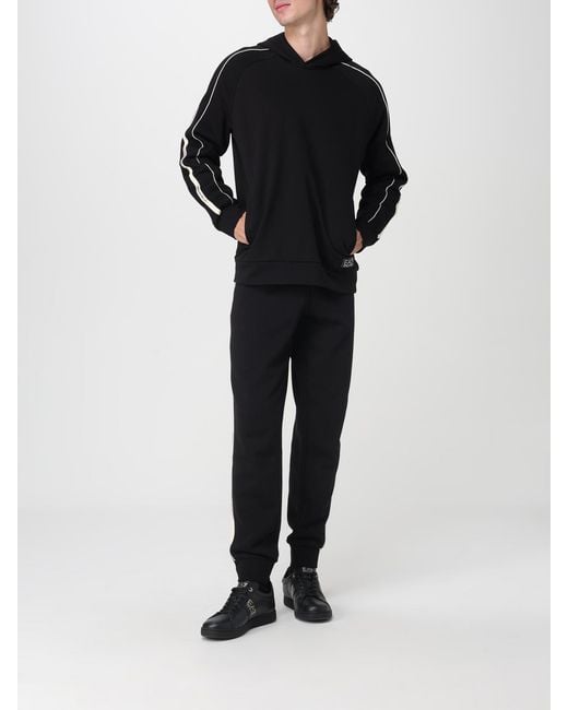EA7 Black Trousers for men