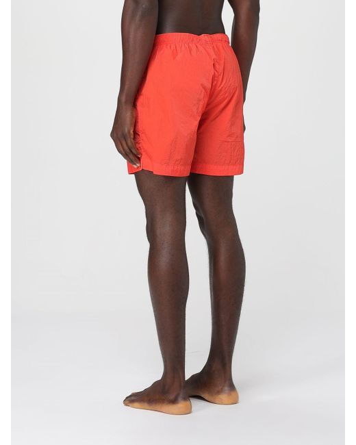 C P Company Red Swimsuit for men