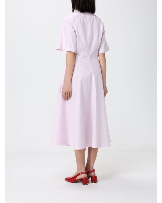 Moschino Couture Pink Cotton Chemisier Dress