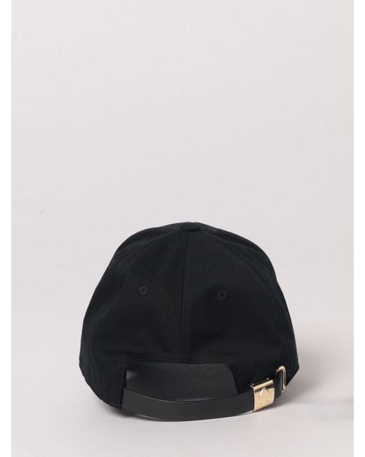 Moose Knuckles Black Cotton Hat for men
