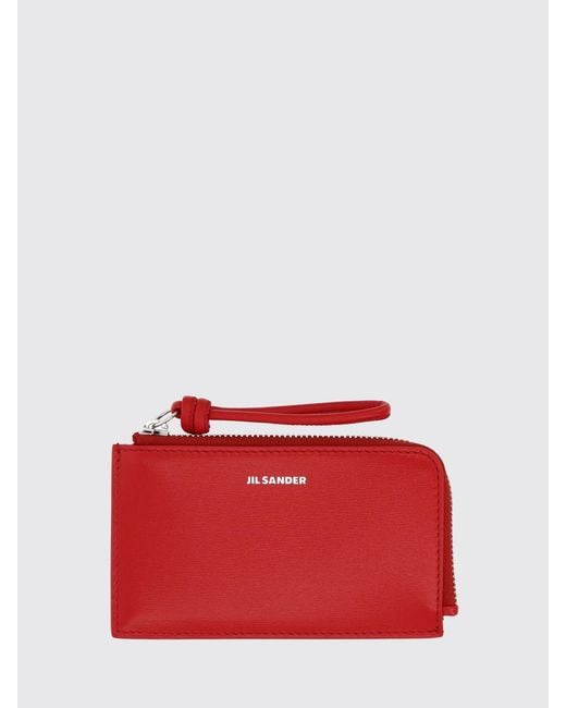 Jil Sander Red Wallet