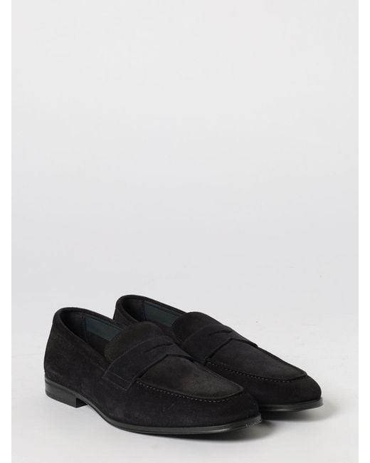Doucal's White Suede Loafers for men
