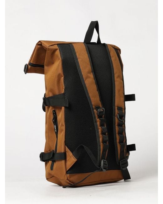 Carhartt Brown Philis Waterproof Recycled Polyester Backpack With Flap for men