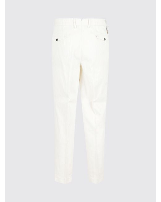 Santaniello Pink Wool And Cashmere Tailored Trousers for men