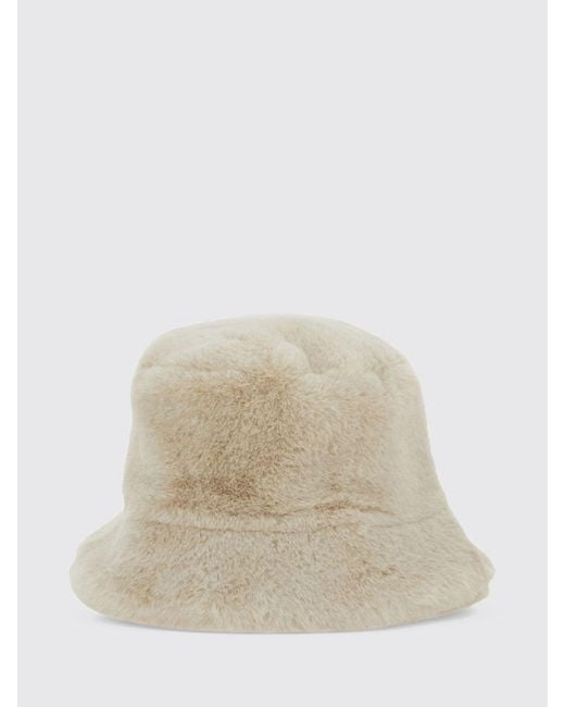 Apparis Natural Recycled Faux Fur Bucket Hat