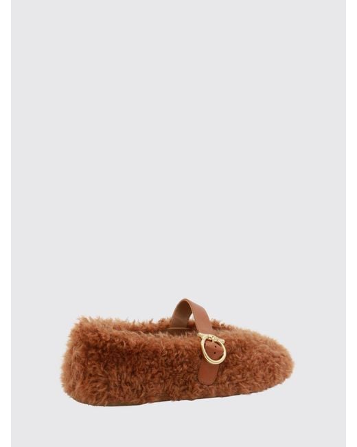 Ferragamo Brown Ballet Flat