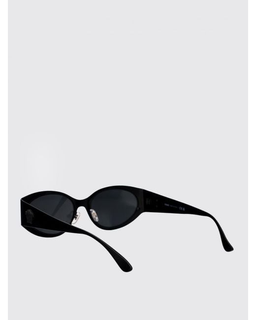 Versace Black Metal Sunglasses