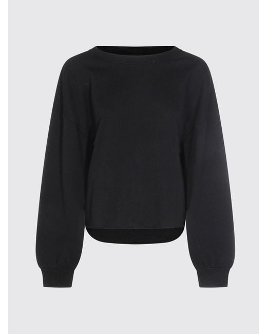 Thom Krom Blue Cotton Crew Neck Sweatshirt