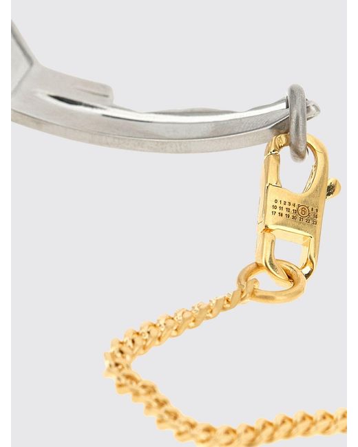 MM6 by Maison Margiela White Chain Link Necklace