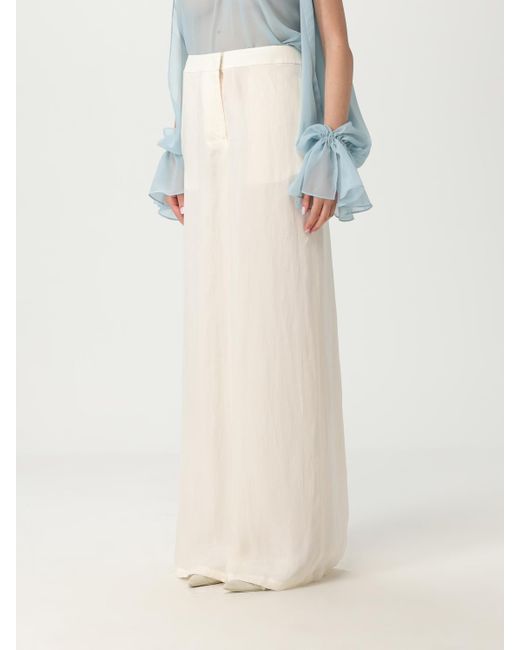 Blumarine White Trousers