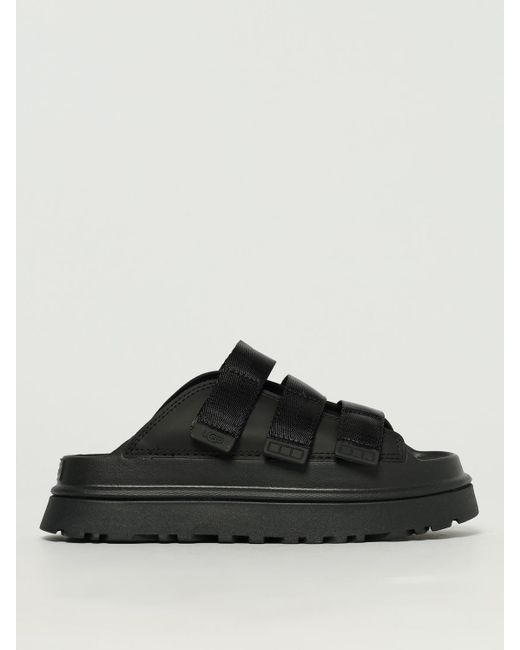 Ugg Black Heeled Sandals