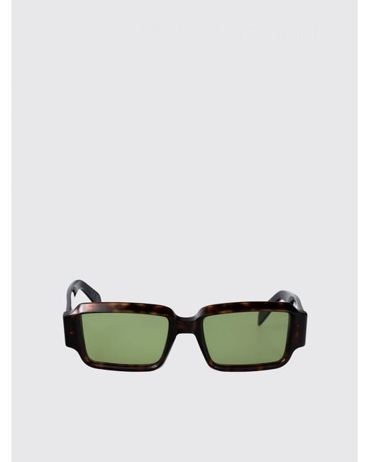 Retrosuperfuture Green Acetate Sunglasses for men
