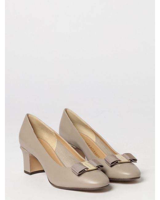 Ferragamo Natural High Heel Shoes