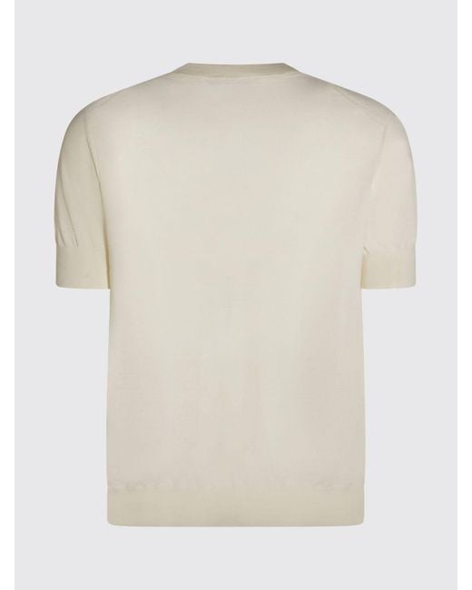Jil Sander Natural Virgin Wool Sweater for men