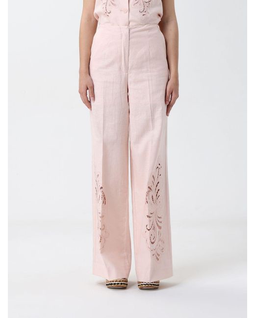 Pantalón Mujer Twinset de color Pink
