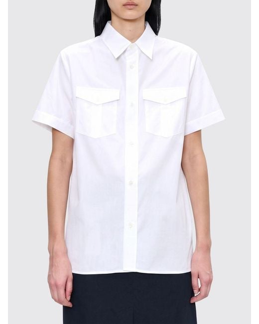 A.P.C. White Organic Cotton Shirt