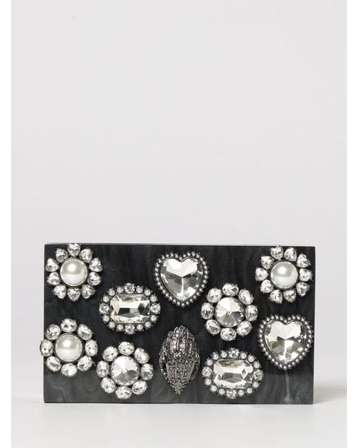 Kurt Geiger Black Crystals Box Bag With Crystals