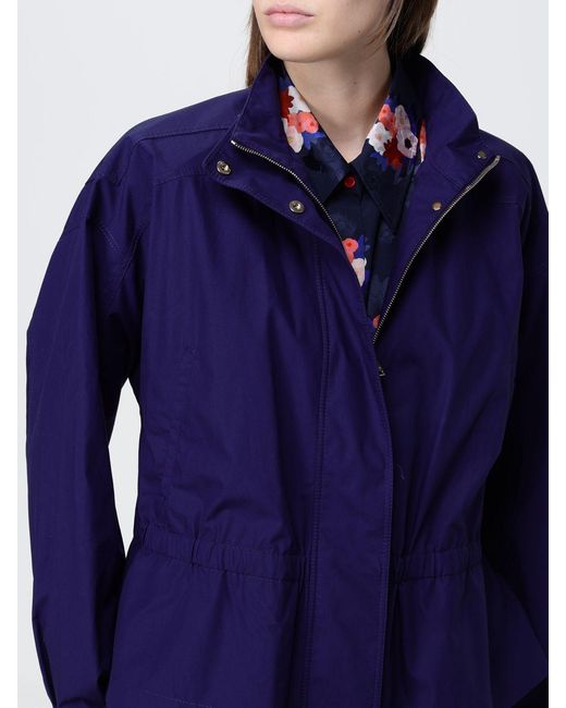 Fendi Blue Cotton Parka